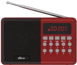 Радиоприемник RITMIX RPR-002 RED