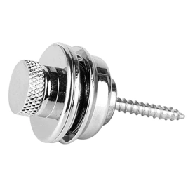 M186-2 крепление ремня с блокировкой (стреплоки), хром, Musiclily