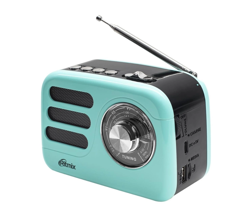 Радиоприёмник RITMIX RPR-033 AZURE фото 1