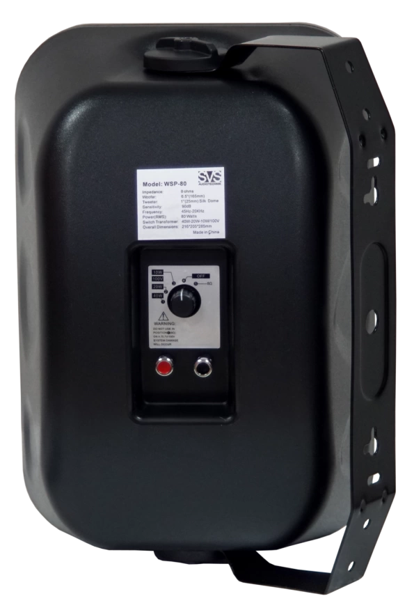 Громкоговоритель SVS AUDIOTECHNIK WSP-80  настенный чёрный  фото 4