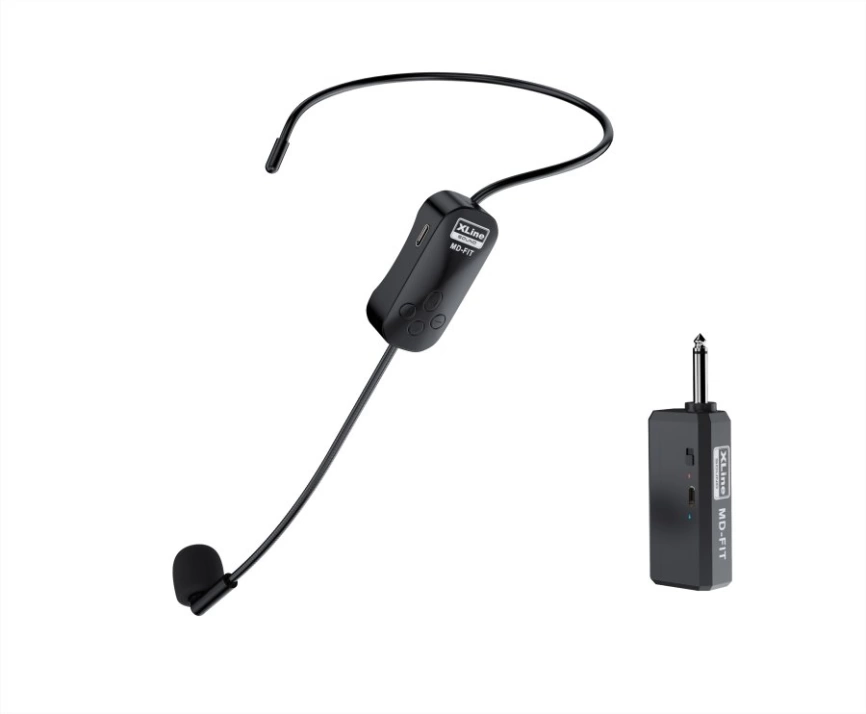 Радиосистема головная  X-LINE MD-FIT однокан. с головной гарнитурой фото 1
