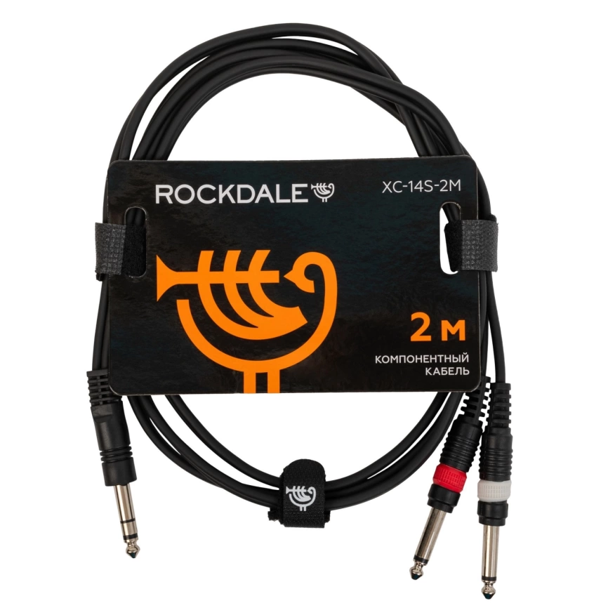 Кабель ROCKDALE XC-14S-2M mono jack stereo jack фото 1