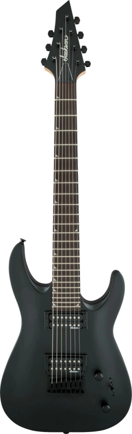 Электрогитара JACKSON JS22-7 Dinky DKA Satin Black фото 1