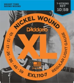 Струны д/эл.DADARIO EXL110-7 XL NICKEL WOUND