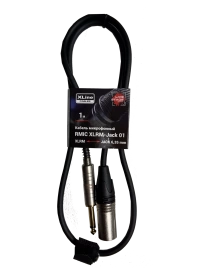 Кабель X-LINE RMIC XLRM-JACK 01 микрофонный длина 1м