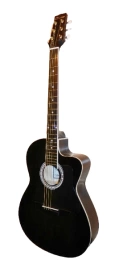 Акустическая гитара CARAYA C901T-BK черная с вырезом