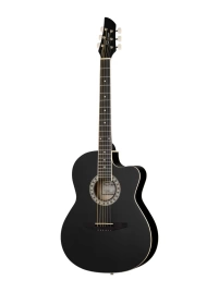 Акустическая гитара CARAYA C931-BK черная с вырезом
