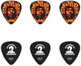 Медиатор DUNLOP HENDRIX VOODOO FIRE-6/PLYPK