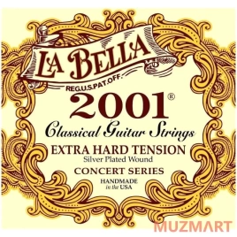 Струны д/кл. LA BELLA 2001 Extra Hard