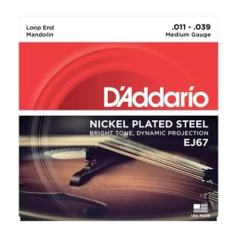 Струны для мандолины D'ADDARIO EJ67 11-39