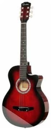 Акустическая гитара COWBOY 3810C RDS красный берст с вырезом