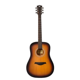 Акустическая гитара ROCKDALE AURORA D3 SATIN SB санберст, сатиновое покрытие