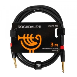 Кабель ROCKDALE IC070-3М разъемы mono jack черный 3 метра