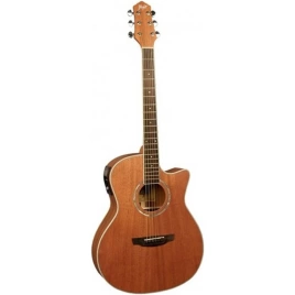 Акустическая гитара FLIGHT AG-300 CEQ NS темный натурал