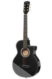 Акустическая гитара COWBOY 3810C BK черный с вырезом