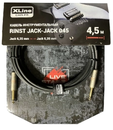 Кабель XLINE RINST Jack-Jack 045 инструментальный 2*Jack 6.35mm mono длина 4,5м