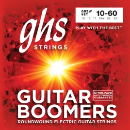Струны д/эл.GHS STRINGS GBZW GUITAR BOOMERS (10-60)