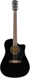 Электроакустическая гитара FENDER CD-60SCE DREAD BLK черный
