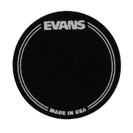 Наклейка EQPB1 EVANS на рабочий пластик бас барабана круглая черная (комплект 2шт.)