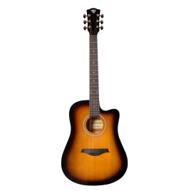Акустическая гитара ROCKDALE AURORA D5 GLOSS C SB санберст, глянцевое покрытие