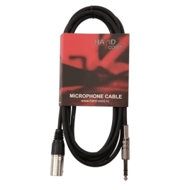 Кабель Hard Cord MCS-100 XLR(M)-JECK mono 6.3mm длина 10м (микрофонный)