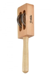 Джингл стик с тарелочками DEKKO G15-2 N на деревянной ручке цвет натуральный