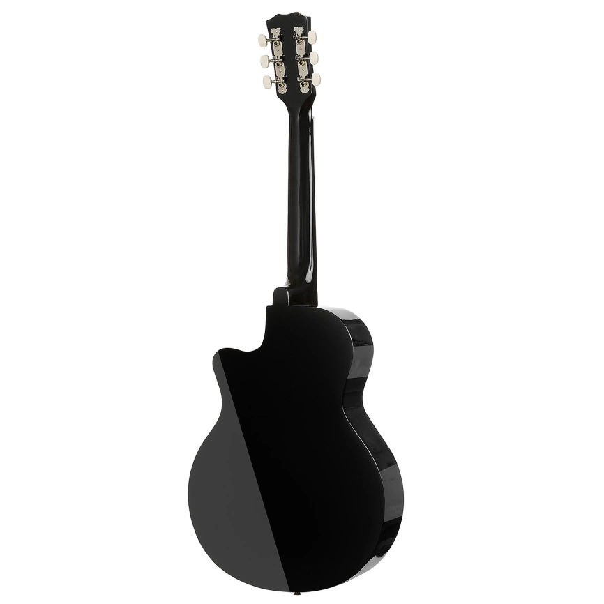 Акустическая гитара COWBOY 3810C BK черный с вырезом фото 2