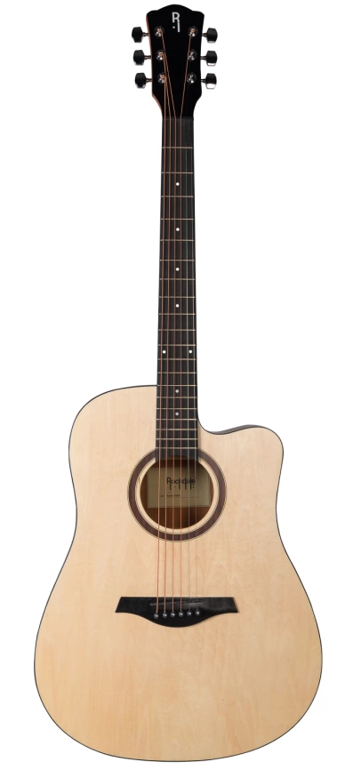 Акустическая гитара ROCKDALE AURORA D1 C N натуральный с вырезом фото 1