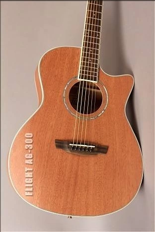 Акустическая гитара FLIGHT AG-300C NS натуральный фото 3