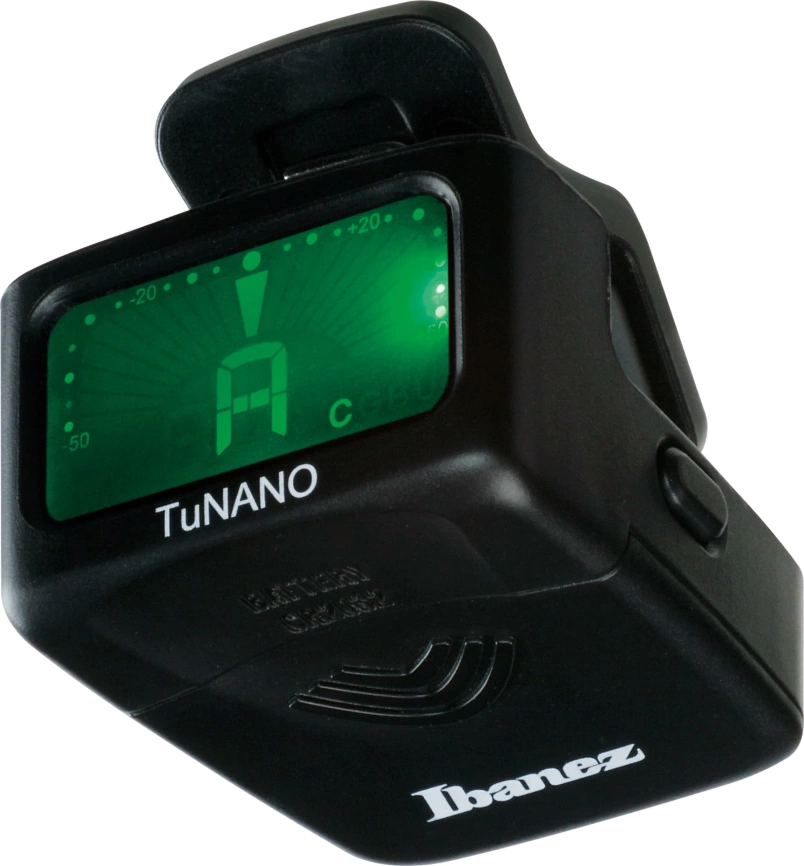 Тюнер-клипса IBANEZ TUNANO CLIP гитарный хромотический черный фото 4