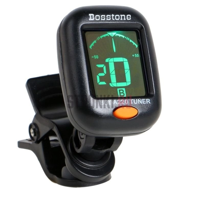 Тюнер-прищепка BGT-A220 гитарный дисплей многоцв. черный фото 1