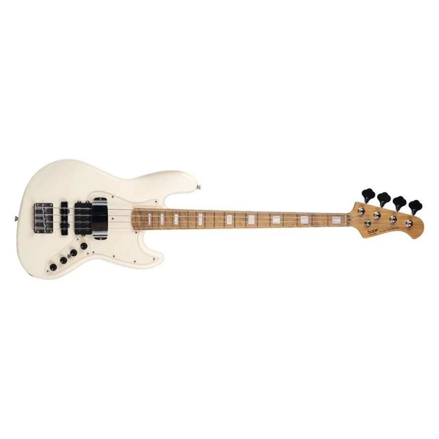 Бас гитара SQOE SJB680 WH Set фото 3