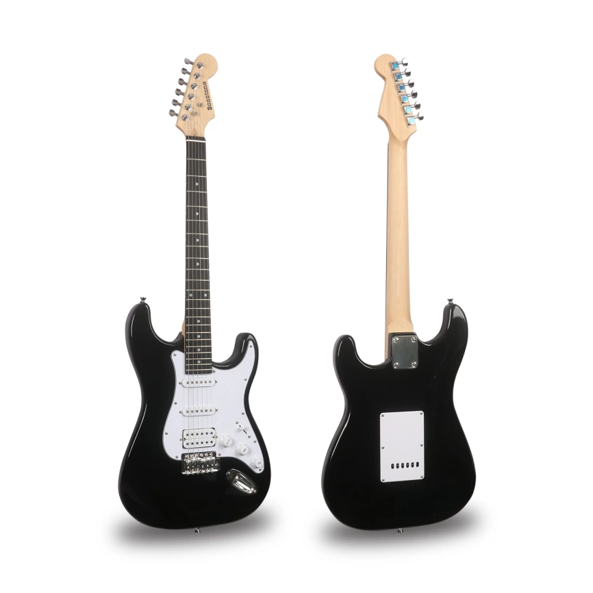 Электрогитара BOSSTONE SG-04 BK+Bag 6 струн,черн. фото 1