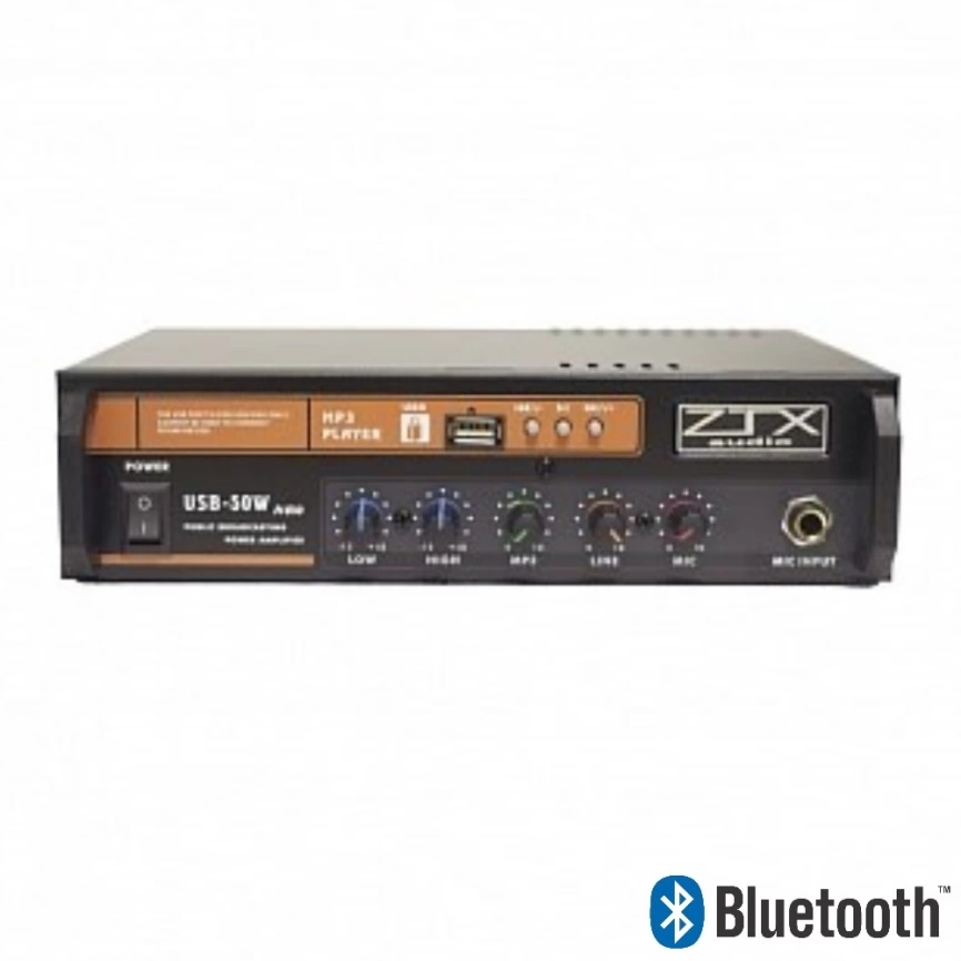 Усилитель ZTX audio USB-50W трансляционный фото 1