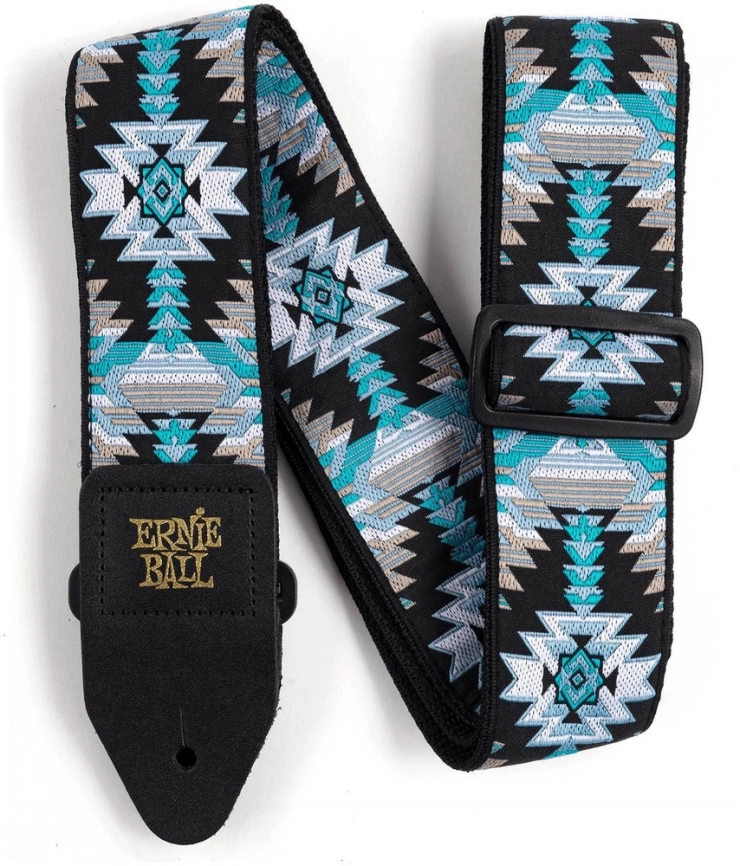 Ремень для гитары ERNIE BALL 4609 Jacquard Albuquerque Blue фото 1