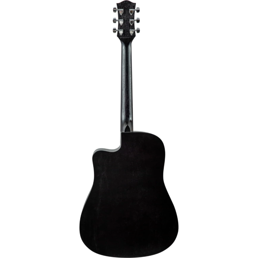 Акустическая гитара FLIGHT D-155C MAH BK черный фото 4