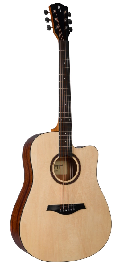 Акустическая гитара ROCKDALE AURORA D1 C N натуральный с вырезом фото 2
