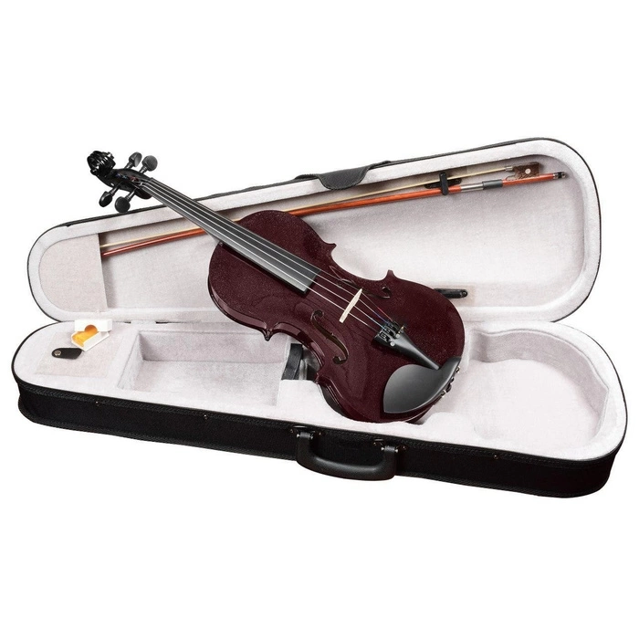 Скрипка ANTONIO LAVAZZA VL-20DRW размер 4/4 цвет вишневый металлик фото 1