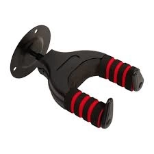 Настенный держатель для гитары ROCKDALE J-19B с мягким креплен. и автомат. блокировкой фото 1