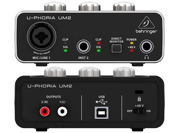 Аудиоинтерфейс BEHRINGER UM2-USB фото 1