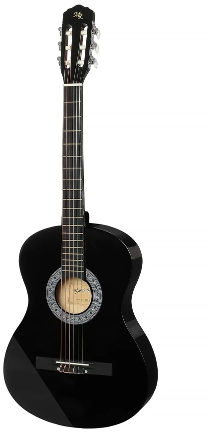 Классическая гитара MARTIN ROMAS JR-N39 BK размер 4/4 черный фото 1
