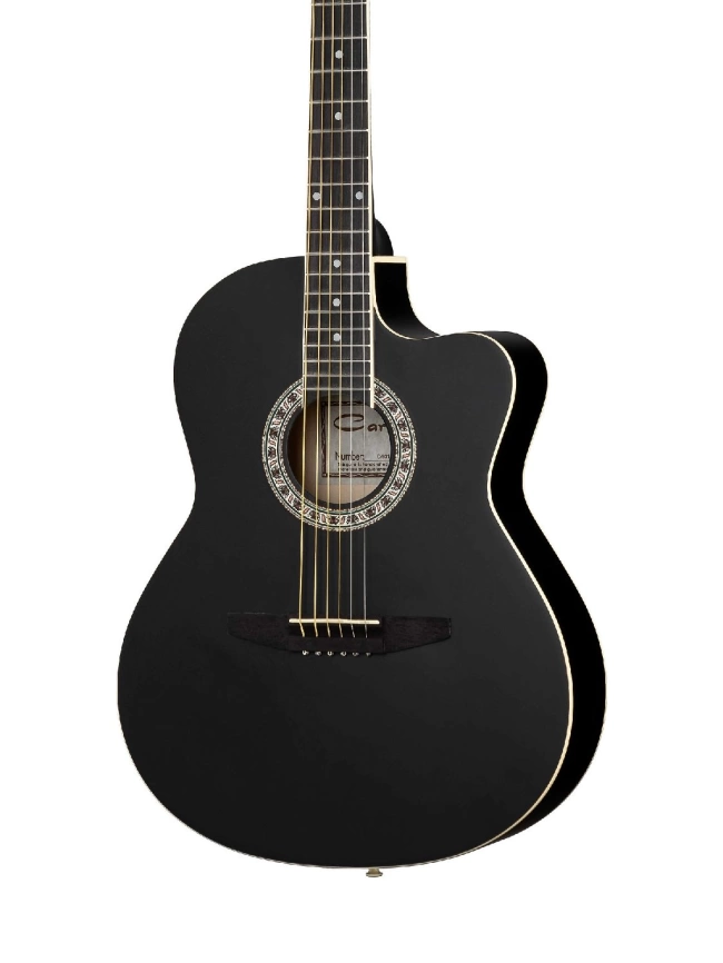 Акустическая гитара CARAYA C931-BK черная с вырезом фото 2