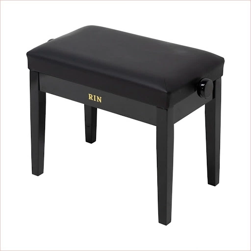 Банкетка RIN LB-11BKG, черная, глянец, искуственная кожа фото 1