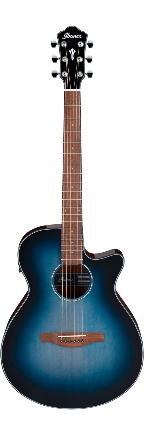Электроакустическая гитара IBANEZ AEG50-IBH BLUE BURST фото 1