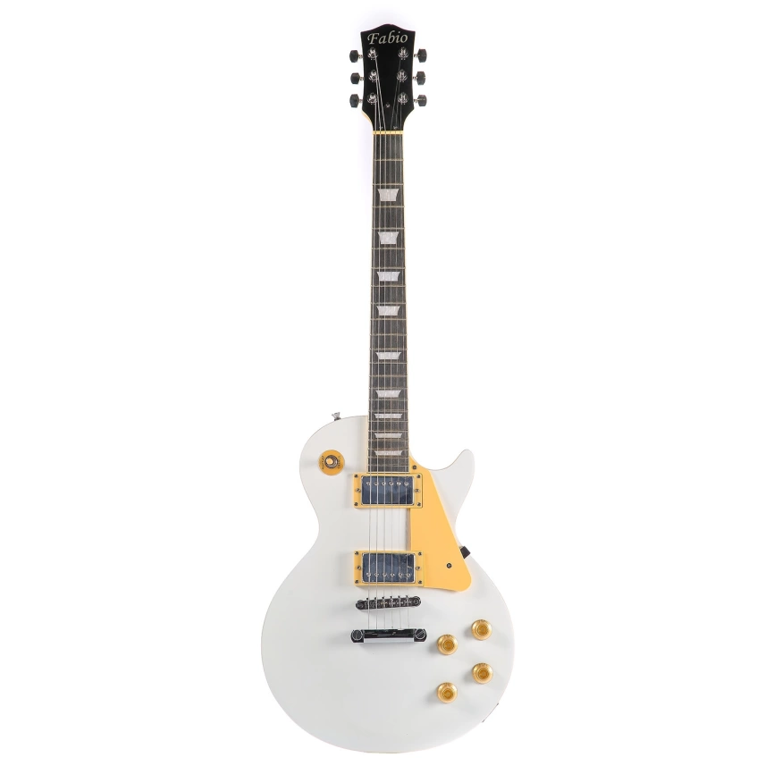 Электрогитара FABIO LP02 WH Les Paul фото 1