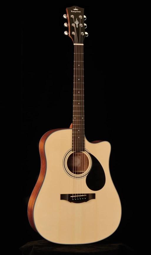 Электроакустическая гитара KEPMA EDCE Natural натуральный глянцевый фото 2