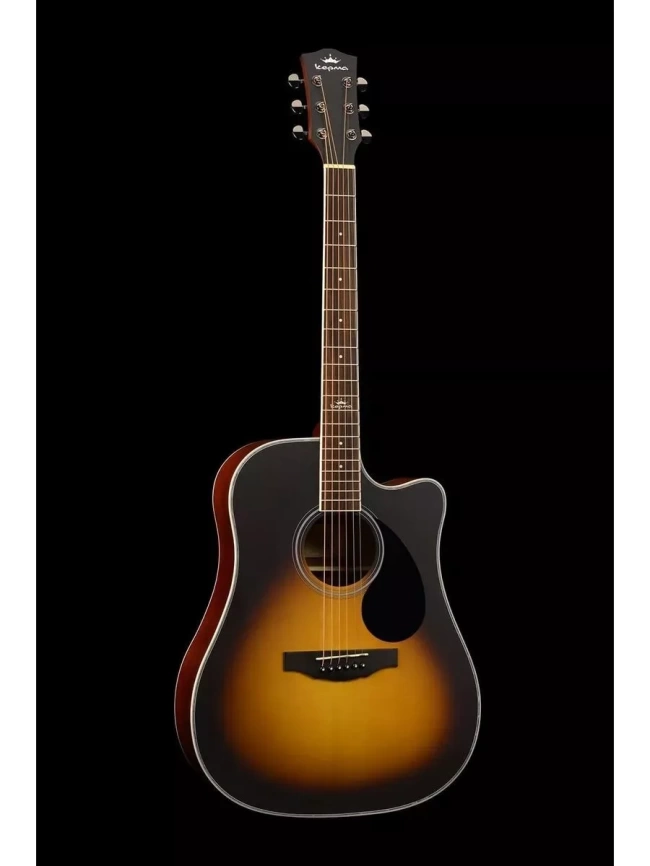 Акустическая гитара KEPMA D1C санбёрст глянцевый фото 4
