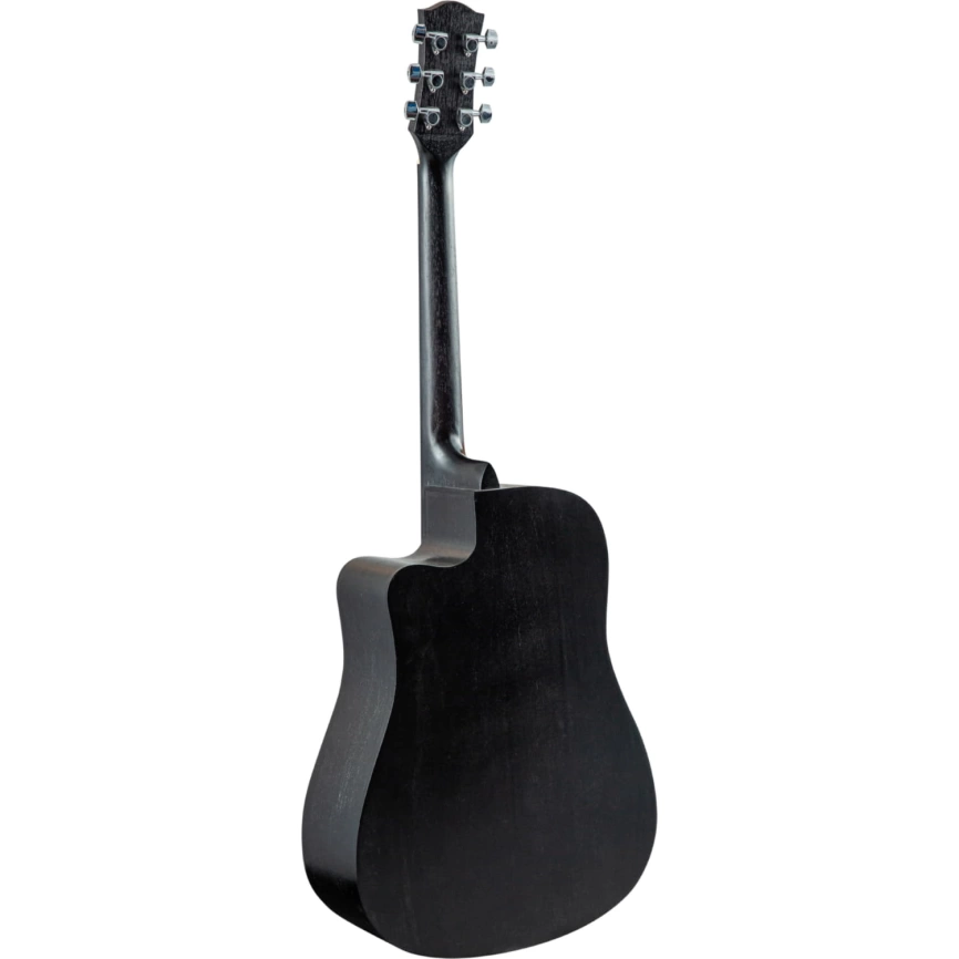 Акустическая гитара FLIGHT D-155C MAH BK черный фото 3