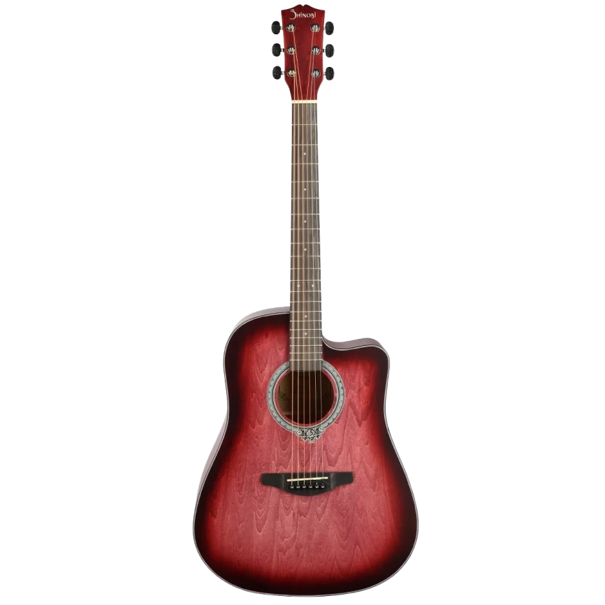 Акустическая гитара SHINOBI B-11/RD красный фото 1