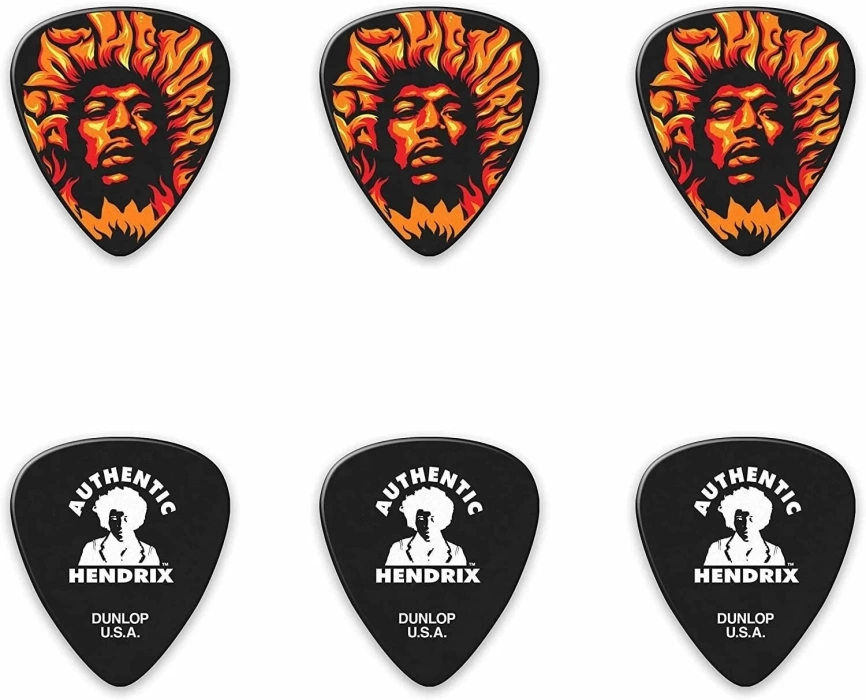 Медиатор DUNLOP HENDRIX VOODOO FIRE-6/PLYPK фото 1
